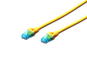 Patch cable - Cat 5e - U-UTP - Snagless - 1m - yellow