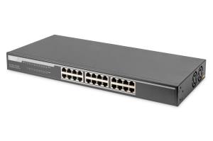 24-Port Gigabit Desktop Switch 24-port 10/100/1000Base-T incl. Rack Mount Kit