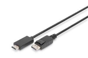 DisplayPort adapter cable. DP - HDMI type A (AK-340303-010-S)