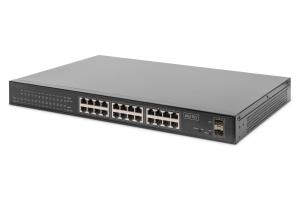 24 Port POE+ switch GE 380W 24 P POE + 2 SFP 380W POE BUD