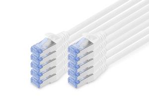 Patch cable - Cat 5e - SF/UTP - Snagless - Cu - 5m - grey - 10pk