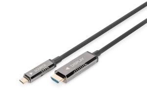 USB - Type C to HDMI AOC FO Adapter cable HDMI Version 2.0; Max 4Kx2K@60Hz; 15m