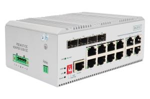 Gigabit Ethernet Switch - Industrial 8+4 L2 managed
