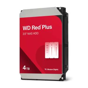 NAS Hard Drive - WD Red Plus WD40EFPX - 4TB - SATA 6gb/s - 3.5in - 5400 RPM - 256MB Buffer