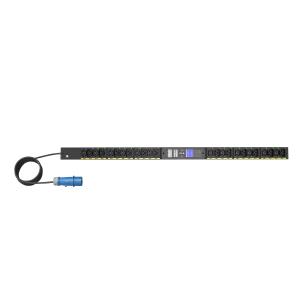 Switched G4 Rack PDU, 0U, 22.5U, IEC-60309 input, 3m cord, 1ph, 3.7kW, 16A, 200-240V, 24 outlets (12)C13, (12)C39