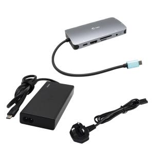 Bundle Docking Station Nano Dock Metal - USB-c Hdmi / Vga / Lan - Power Delivery 100w + Charger 77w