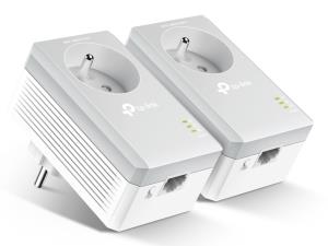 Powerline Adapter - Ac Pass Through 500mbps Twin Pack Fr- Plug