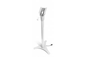 Portable Floor Stand with VESA Mount - Adjustable Floor Stand - White