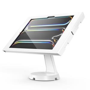 Bundle / VESA Mast Counter Stand + Apex Secured Enclosure Wall Mount for iPad Pro M4 13in (2024) - White