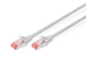 Patch cable - CAT6 - S/FTP - Snagless - Cu - 3m - grey