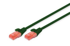 Professional Patch cable - CAT6 - U/UTP - Snagless - 50cm - Green