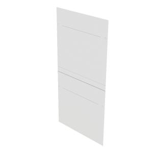 Side Panel - End Of Row  - 1200mm - 38u  - White