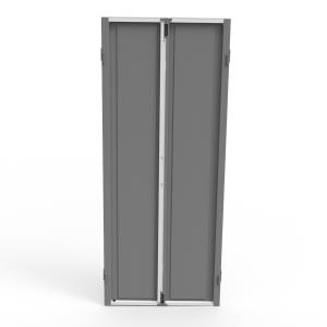 Cover Plate Cable Management - Double Door - 800mm - 38u - White