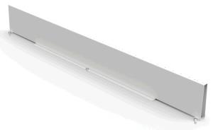 Roof Divider Panels - 300mm X 100mm - White  2 Pieces