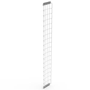 Cable Wiremesh Tray - 200mm - 47u - Zinc Blue Passivated