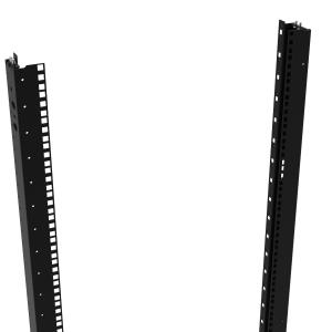 Vertical Mounting Rail 23in -  Airtight - 38u - Black