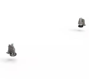 Adjustable Base Legs Mid H61mm 2 Pieces