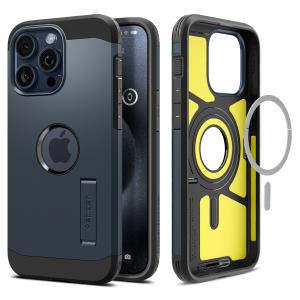 iPhone 15 Pro Max Case 6.7in Tough Armor MagFit Metal Slate