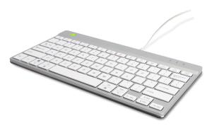 Compact Break Ergonomic - Keyboard - Wired - White - Qwerty Us