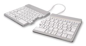 Split Break Ergonomic - Keyboard - Wireless - White - Qwerty Es