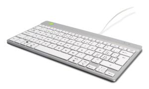 Ergonomic Kb Comp Qwertz(ch) Wired White