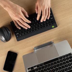 Ergonomic Kb Comp Qwertz(ch) wireless Black