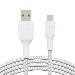 USB-a To USB-c Cable Braided 1m White