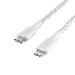 Lightning To USB-c Cable Braid 1m White