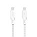 100w USB-c To USB-c Braided Cable 3m White