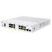 Cisco Business 350 Series - Managed Switch - 16p Ge Poe Ext Ps2x1g Sfp