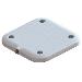 Slim Ip68-rated Rfid Antenna In/outdoor Use Size: 5.9inx5.9in