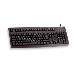 G83-6105 Standard Compact Keyboard - Corded USB - Black - Qwertzu Swiss French