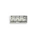 G84-4100 Compact Keys 86 Keyboard - Corded USB + Ps/2 - Light Grey - Qwertzu German