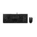 DC 2000 Desktop - Keyboard and Mouse - Corded USB - Black - Qwerty US/Int''l