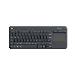 Wireless Touch Keyboard K400 Plus - Black - Azerty Belgian