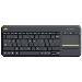 Wireless Touch Keyboard K400 Plus - Black - Qwertzu German