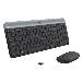Slim Wireless Keyboard And Mouse Combo Mk470 - Graphite - Qwertz Swiss