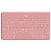 Keys-to-go Ultra-light Ultra-portable Bluetooth Keyboard For iPhone / iPad / And Apple Tv Blush Qwerty US/Int'l
