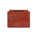Surface Pro Signature Keyboard With Slim Pen 2 - Poppy Red - Azerty Belgian