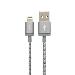 Lightning Charge & Sync Cable Braided 1.2m Space Grey Metalic