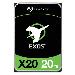 Hard Drive Exos X20 20TB SAS Sed 3.5in 7200rpm 6gb/s 512e/4kn