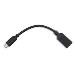 USB-c To USB-a(f) 3.1 Gen1 5gbps (15cm Cable 3a) Black