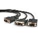 DVI-I Male To DVI-d Male + Vga Male Splitter