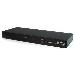 KVM Switch 2 Port Quad Monitor Dual-link DVI USB With Audio & Hub