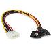 Splitter 12in 4 Pin Molex To Dual Latching SATA Y