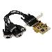 4 Port Pci-e Rs232 Serial Card W/ Power Output And Esd Protection