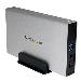 HDD Enclosure With Uasp 3.5in USB 3.0 External SATA 3 SSD Silver