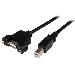 Panel Mount USB Cable A To B - F/m 1m