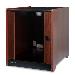 Wood Enclosed Office Server Rack 12u - 300lbs (136kg) Capacity