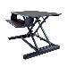 Sit Stand Desk Converter - 35in Large Work Surface - Adjustable